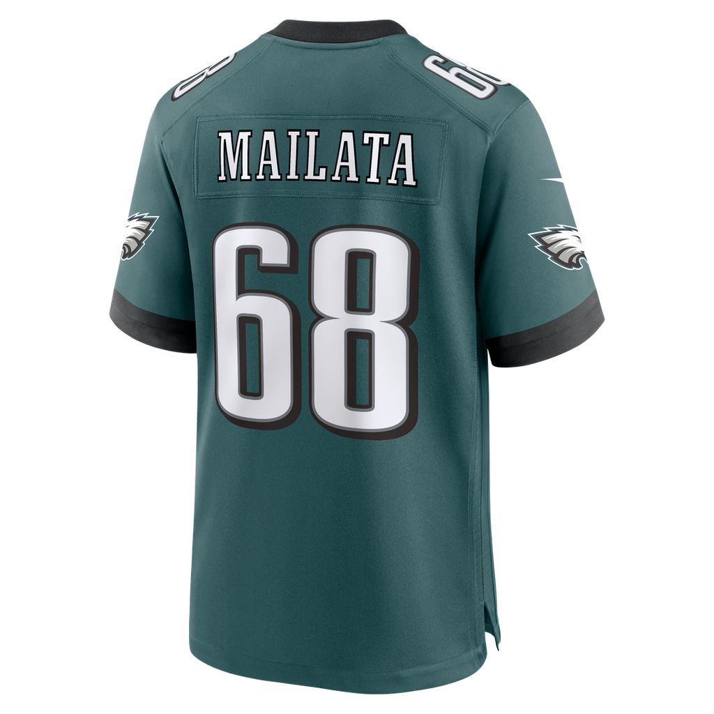 Jordan Mailata Philadelphia Eagles Nike Team Game Official Jersey -  Midnight Green