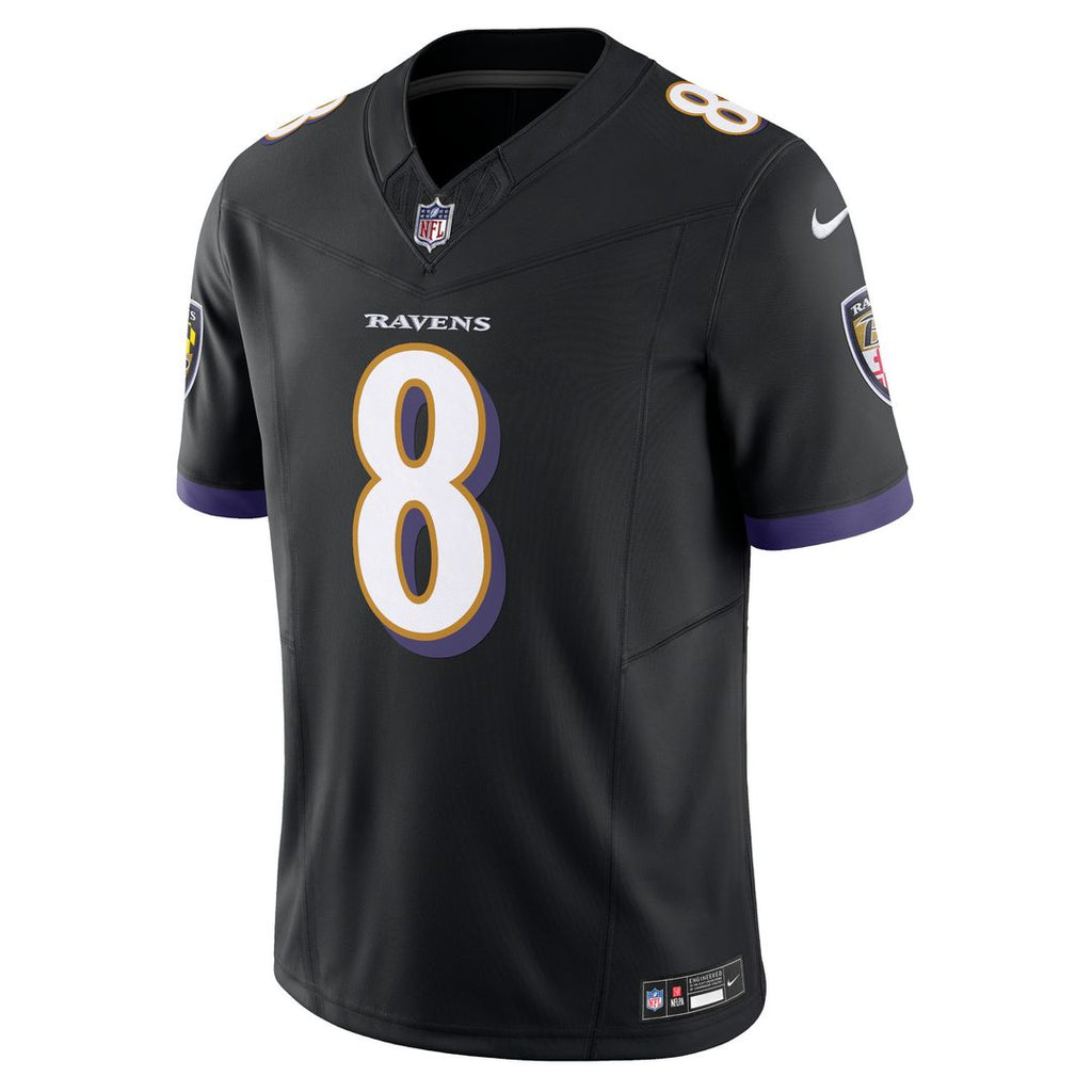 Lamar Jackson Baltimore Ravens Nike Vapor F.U.S.E. Limited Official Jersey - White