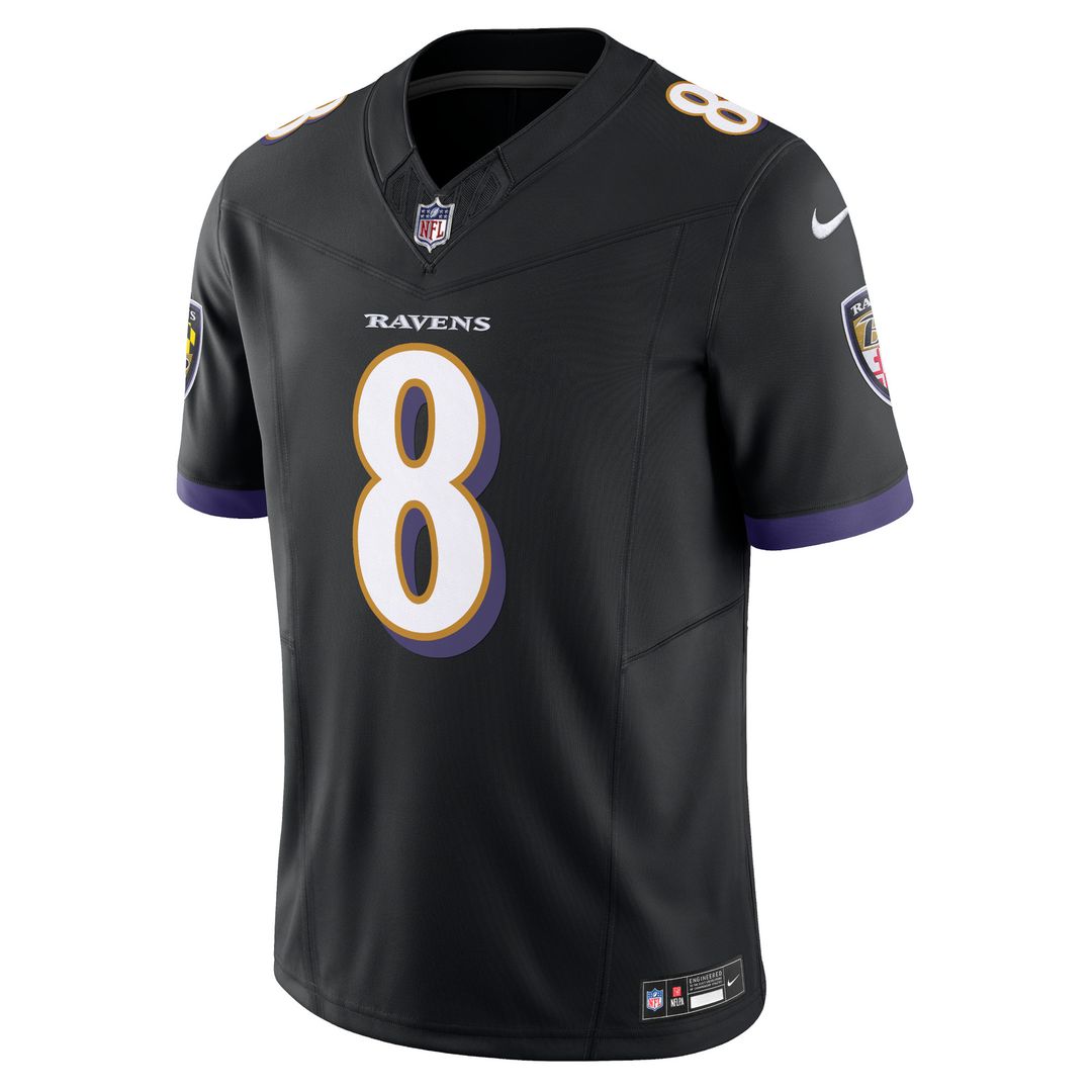 Lamar Jackson Baltimore Ravens Nike Vapor F.U.S.E. Limited Official Jersey - Purple