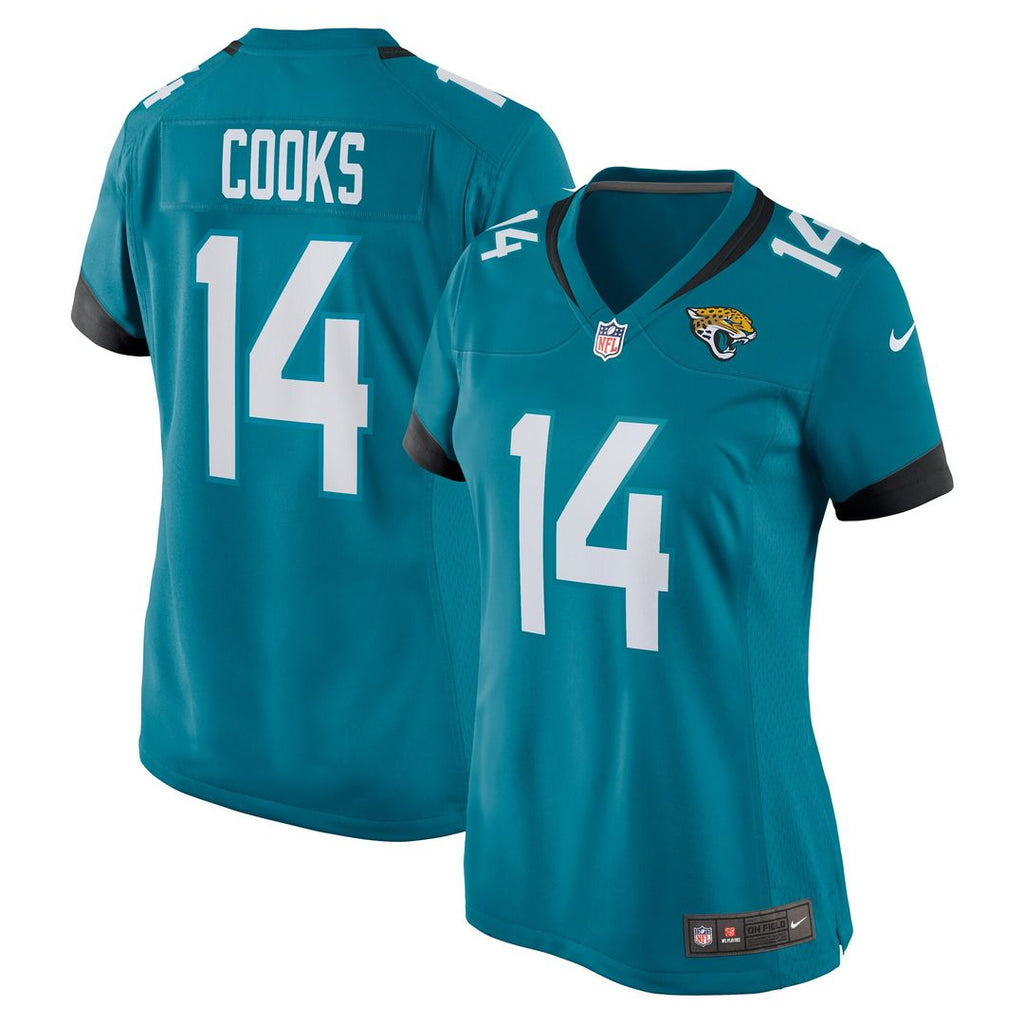 Elijah Cooks Jacksonville Jaguars Nike Women's Team Game Official Jersey -  Teal