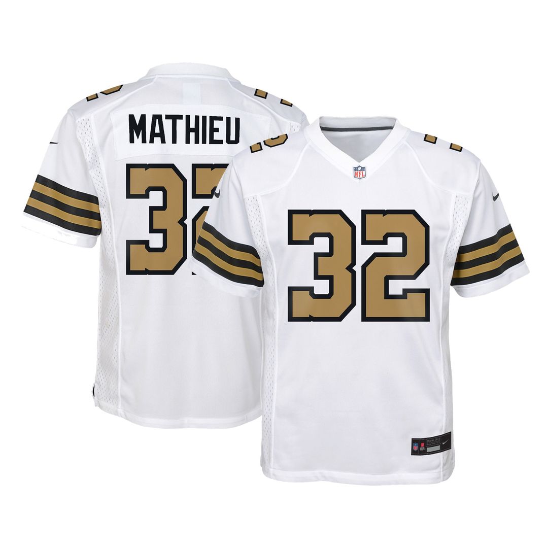 Tyrann Mathieu New Orleans Saints Nike Youth Game Official Jersey - White