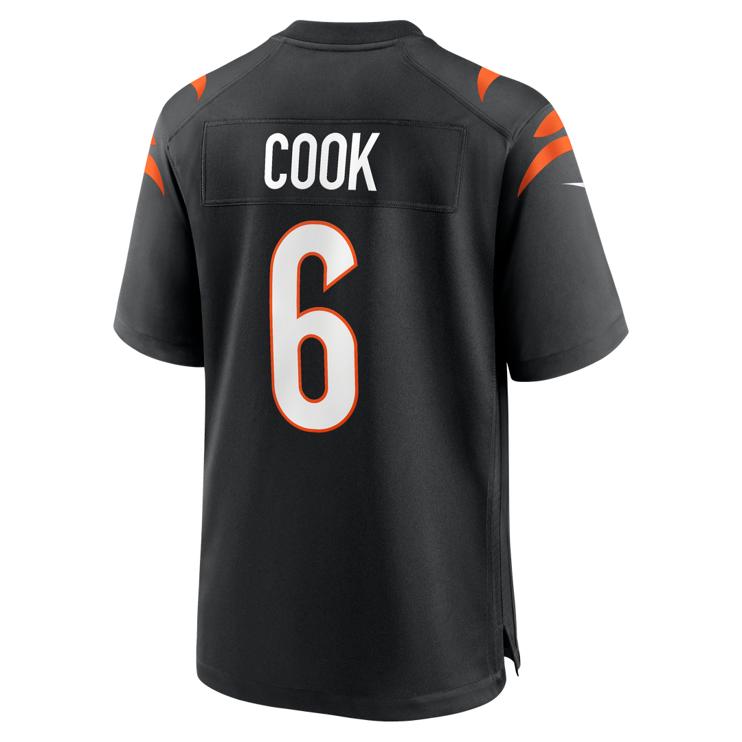 Bryan Cook Cincinnati Bengals Nike Team Game Jersey - Black