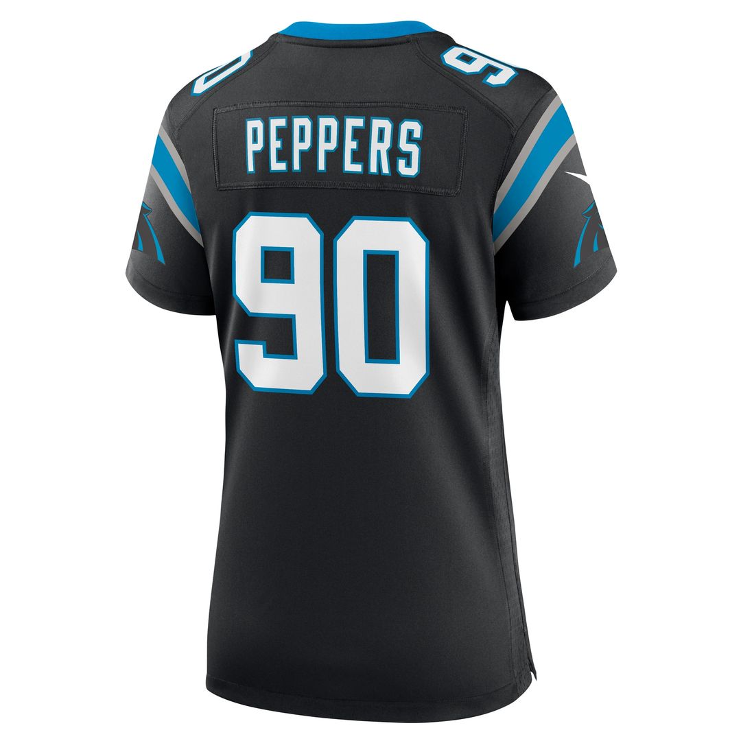 Julius Peppers Carolina Panthers Nike Women's Retired Player Game Official Jersey - Black