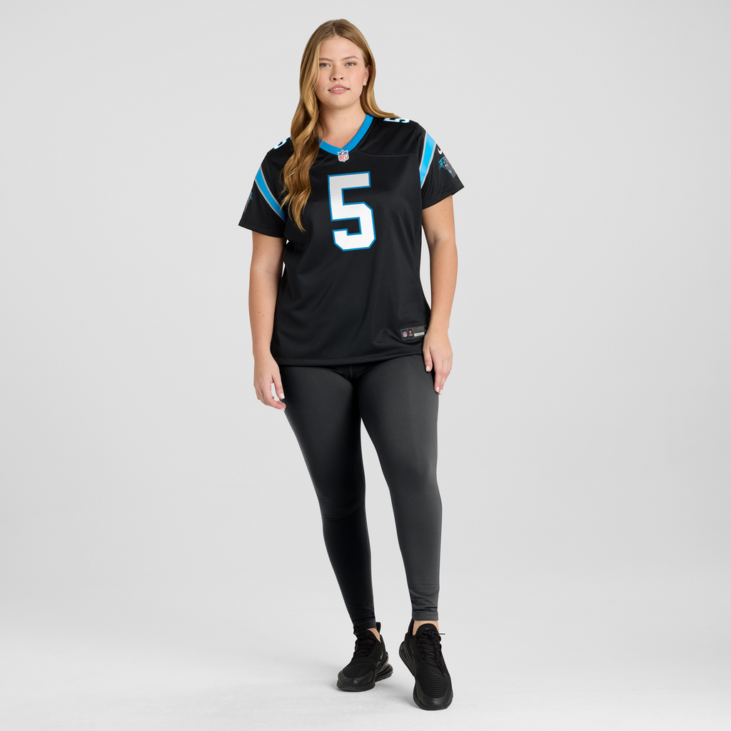 Jaelan Phillips Carolina Panthers Nike Women's Team Game Jersey - Black
