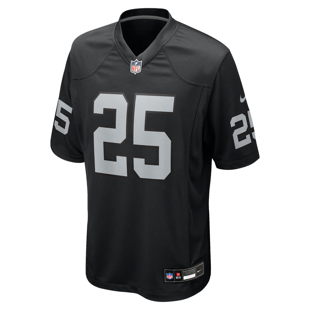 Decamerion Richardson Las Vegas Raiders Nike Team Game Official Jersey -  Black