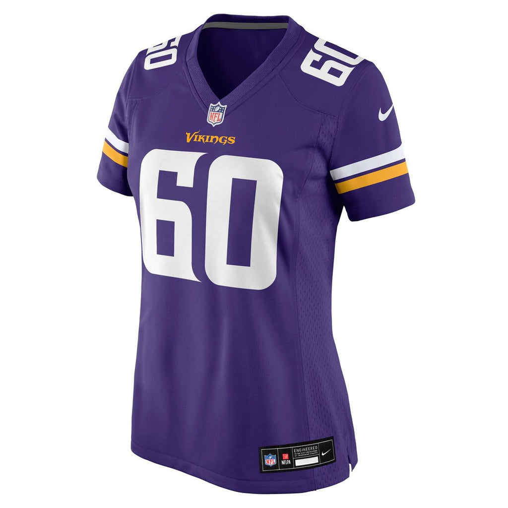 Joe Huber Minnesota Vikings Nike Women's Team Game Jersey - Purple