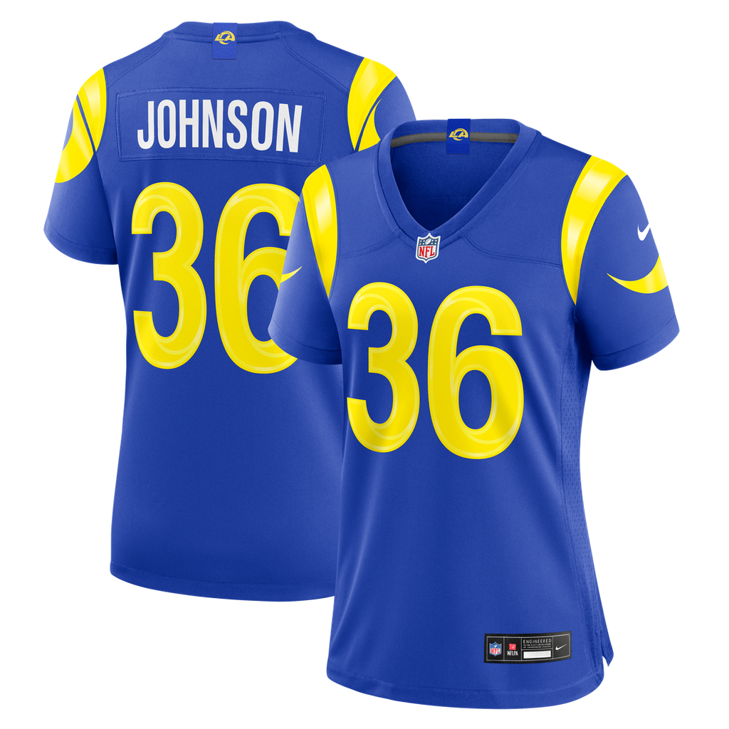 Alex Johnson Los Angeles Rams Nike Women's Team Game Official Jersey - Royal
