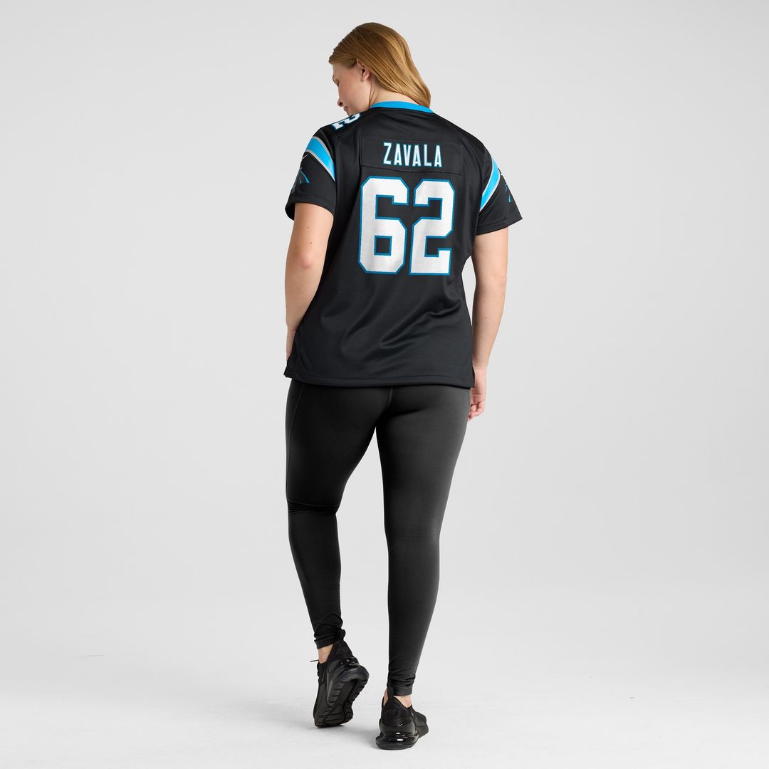 Chandler Zavala Carolina Panthers Nike Women's  Game Official Jersey -  Black