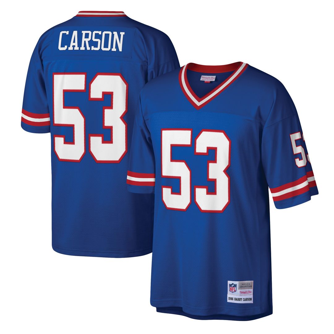 Harry Carson New York Giants Mitchell & Ness Legacy Replica Official Jersey - Royal