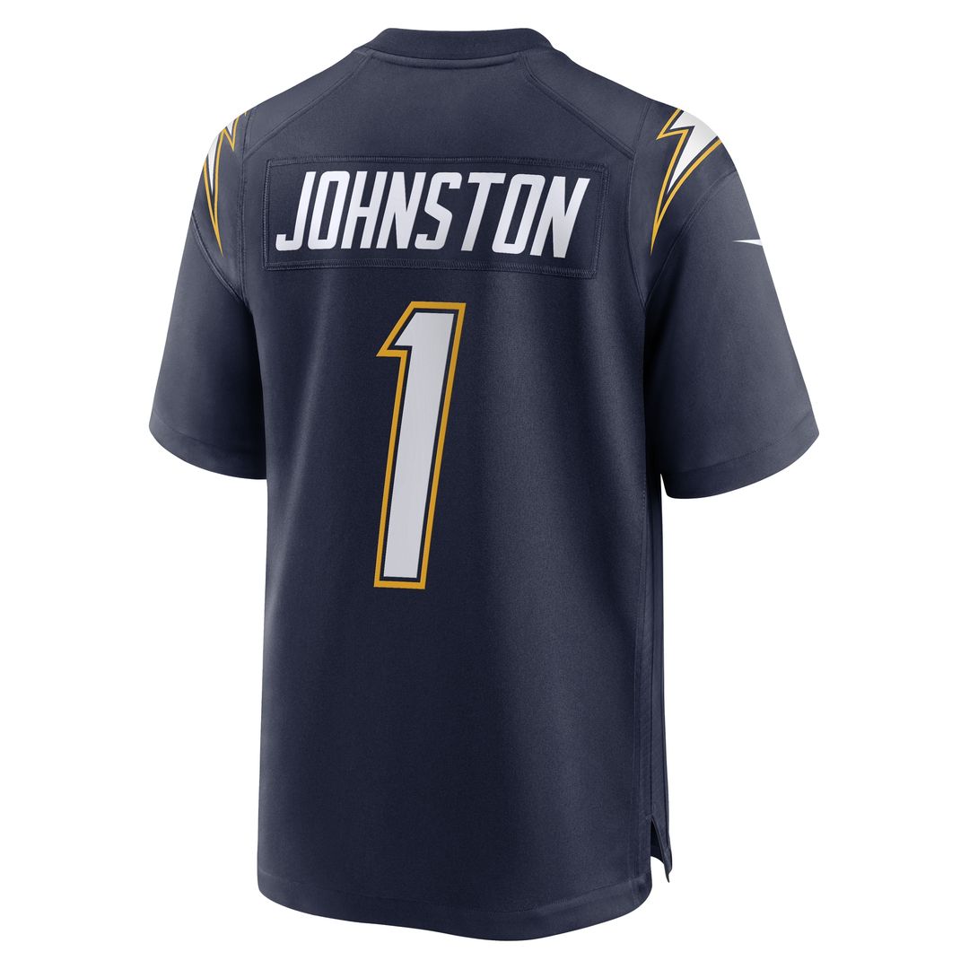 Quentin Johnston Los Angeles Chargers Nike Alternate Super Chargers Game Player Official Jersey - Navy