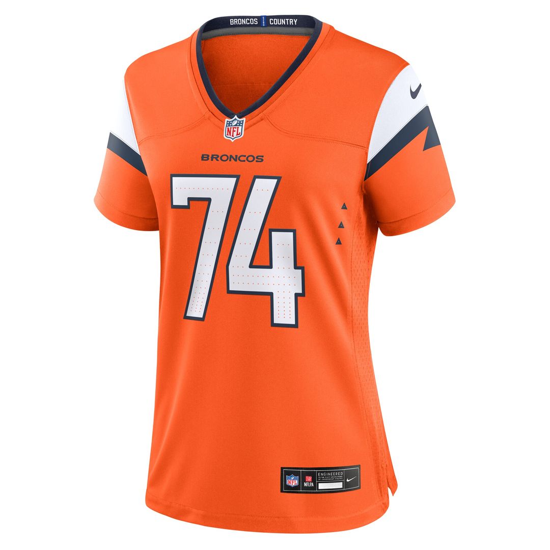 Ben Powers Denver Broncos Nike Women's Team Game Jersey - Orange