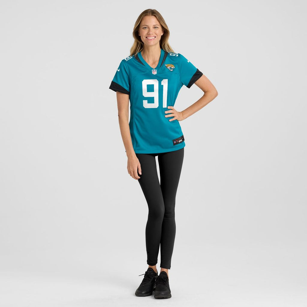 Arik Armstead Jacksonville Jaguars Nike Women's Team Game Official Jersey -  Teal