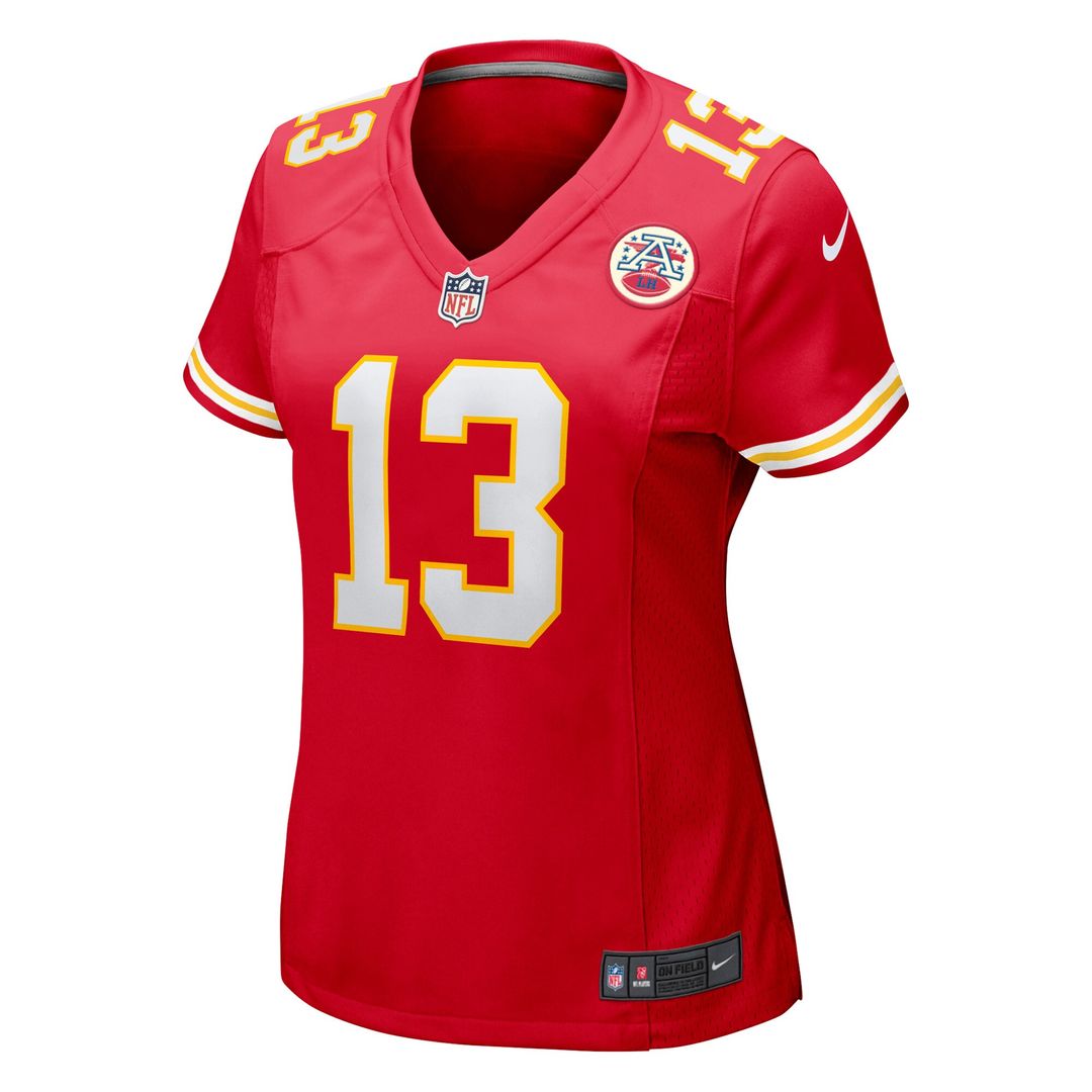 Nazeeh Johnson Kansas City Chiefs Nike Women's Game Player Official Jersey - Red