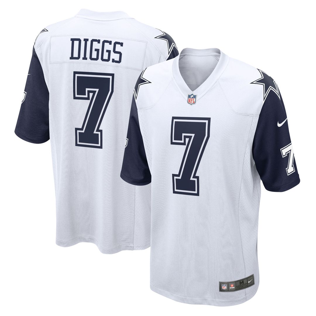 Trevon Diggs Dallas Cowboys Nike Alternate Game Team Jersey - Navy