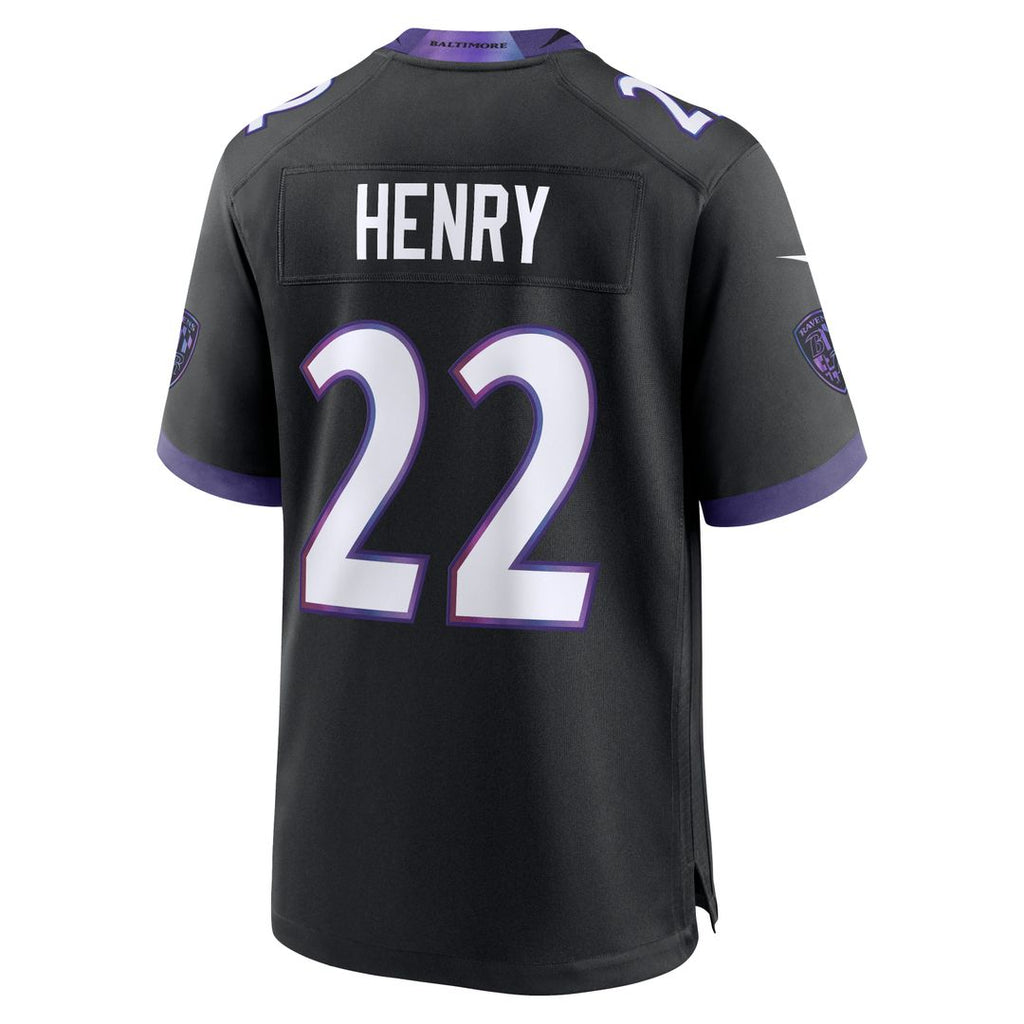 Derrick Henry Baltimore Ravens Nike Alternate Game Official Jersey - Purple