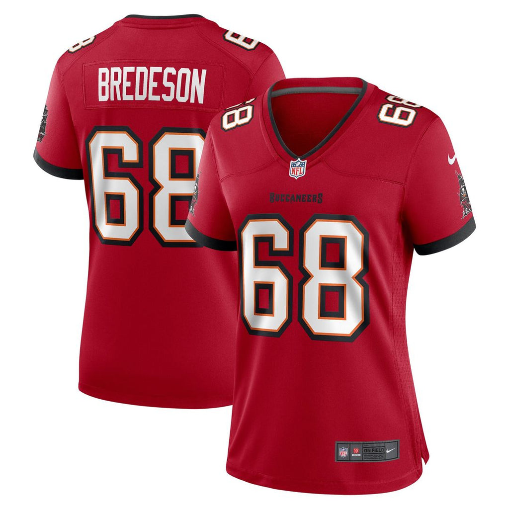 Ben Bredeson Tampa Bay Buccaneers Nike Women's  Game Official Jersey -  Red