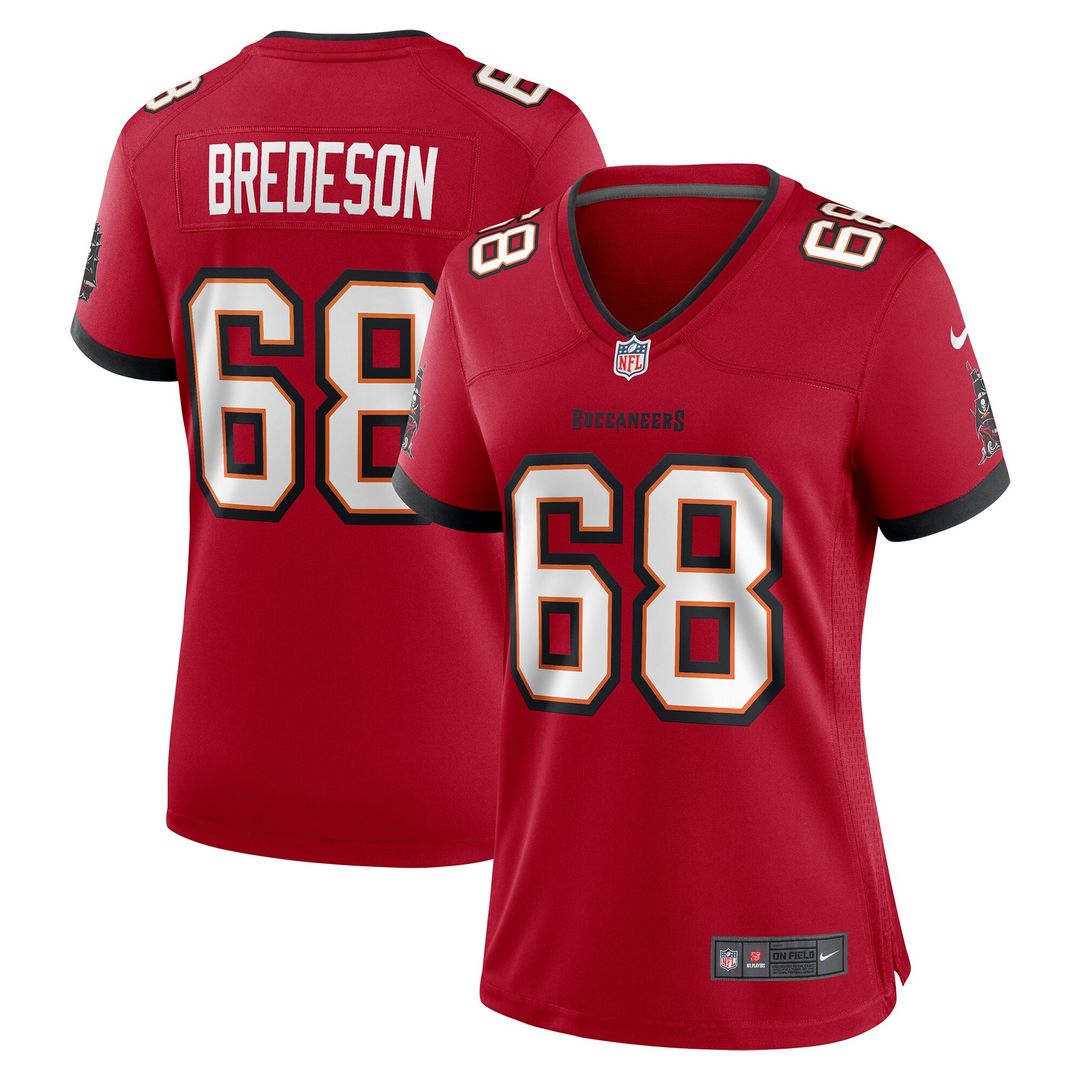 Ben Bredeson Tampa Bay Buccaneers Nike Women's  Game Official Jersey -  Red