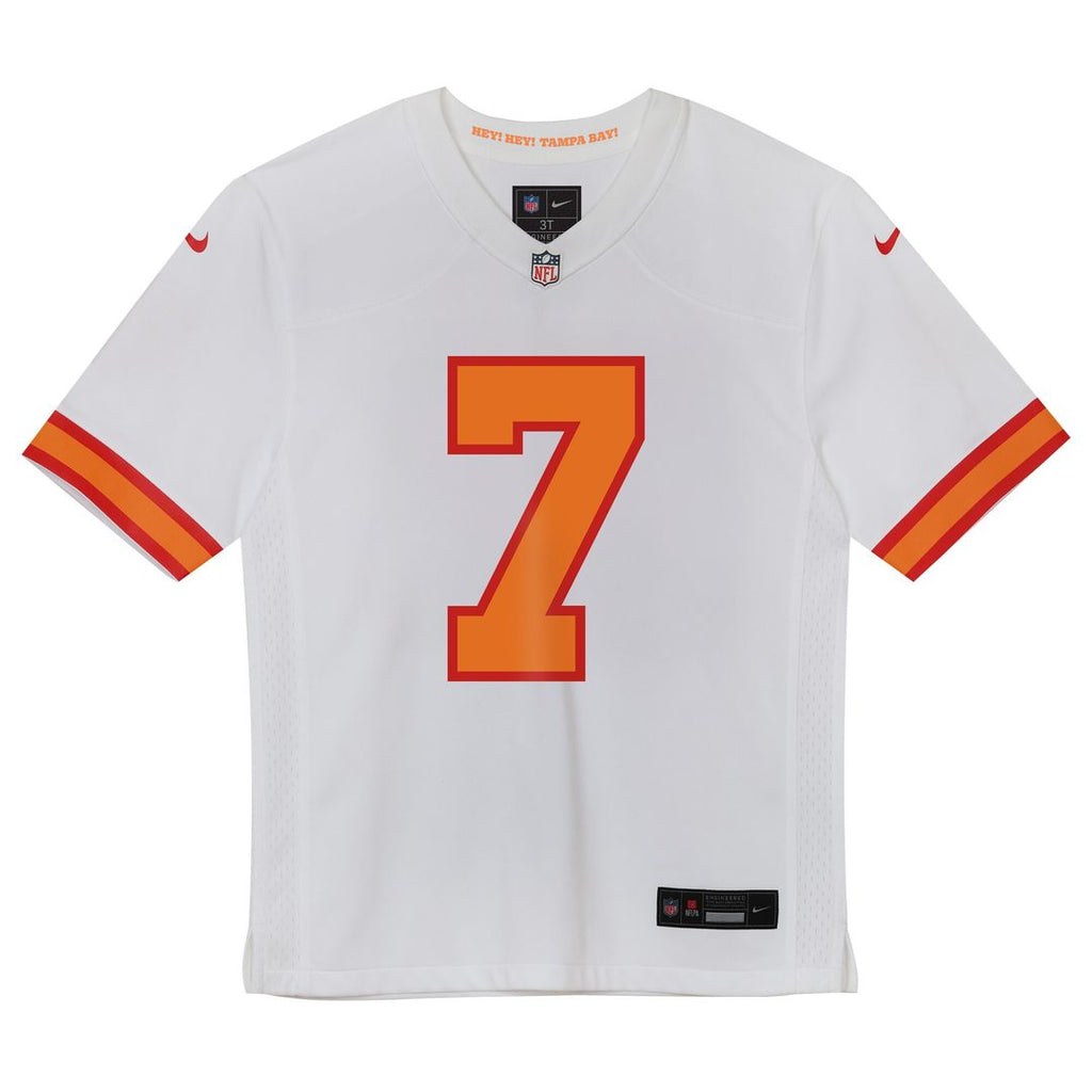 Bucky Irving '76 Tampa Bay Buccaneers Preschool  Game Official Jersey - White