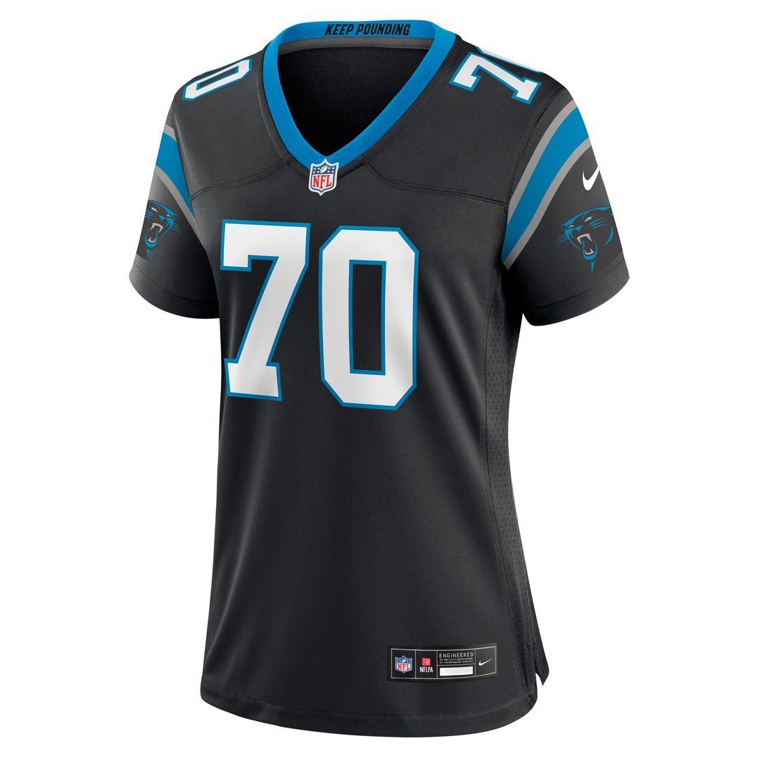 Brady Christensen Carolina Panthers Nike Women's Team Game Official Jersey - Black