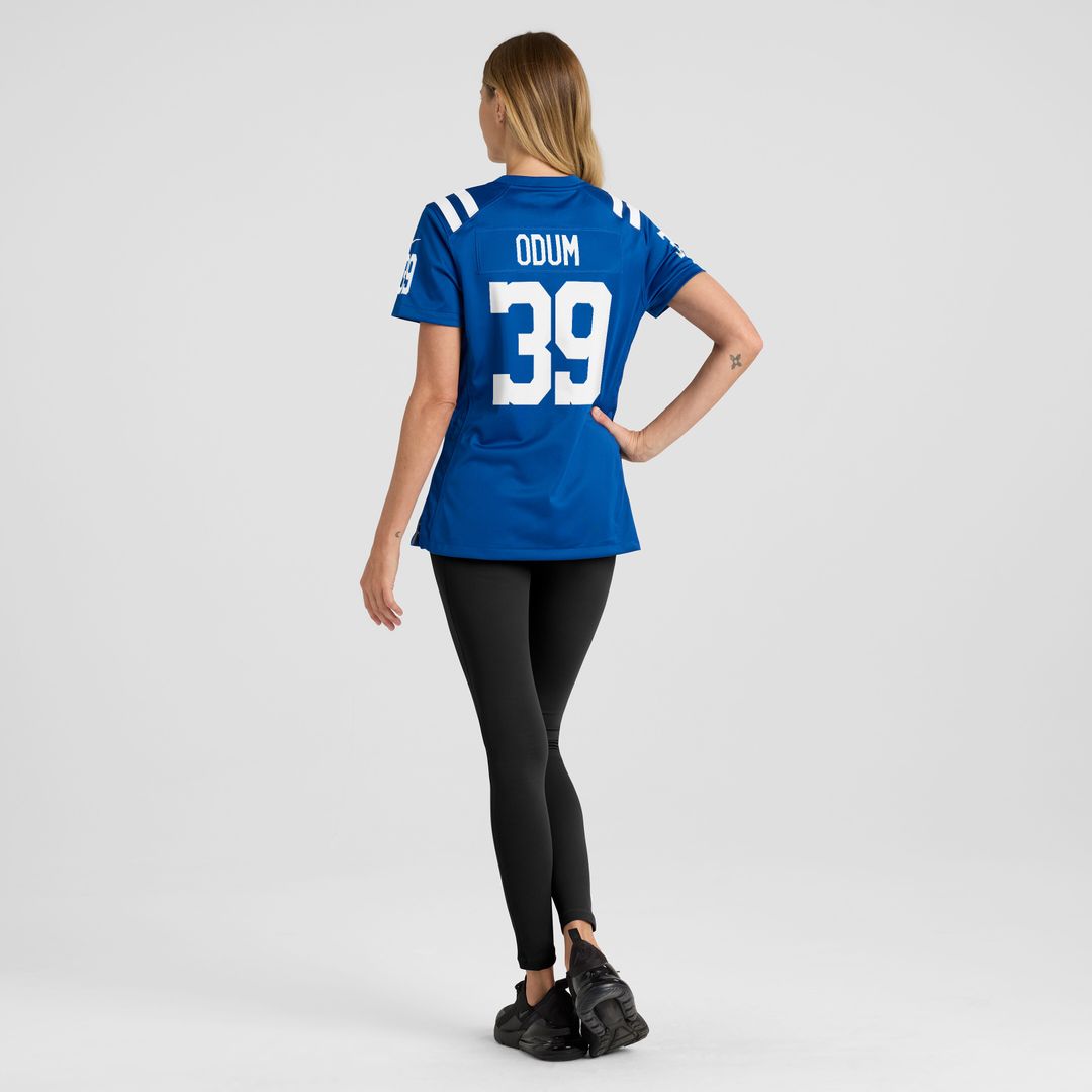 George Odum Indianapolis Colts Nike Women's Team Game Jersey - Royal