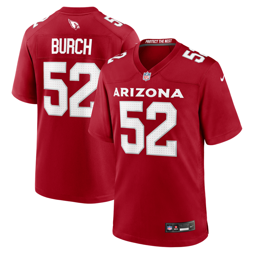 Jordan Burch Arizona Cardinals Nike Team Game Jersey - Cardinal