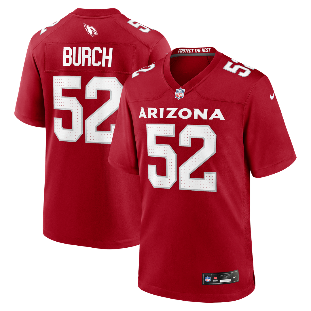 Jordan Burch Arizona Cardinals Nike Team Game Jersey - Cardinal