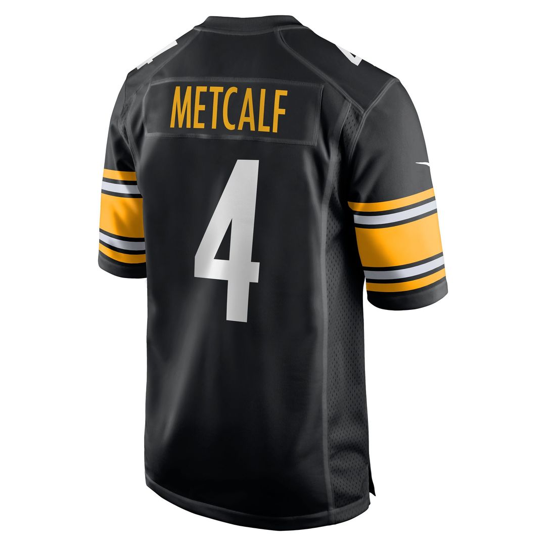 DK Metcalf Pittsburgh Steelers Nike Youth Game Official Jersey - Black