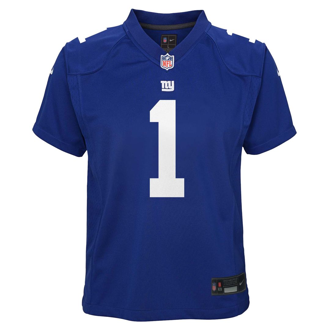 Malik Nabers New York Giants Nike Youth Game Official Jersey - Red