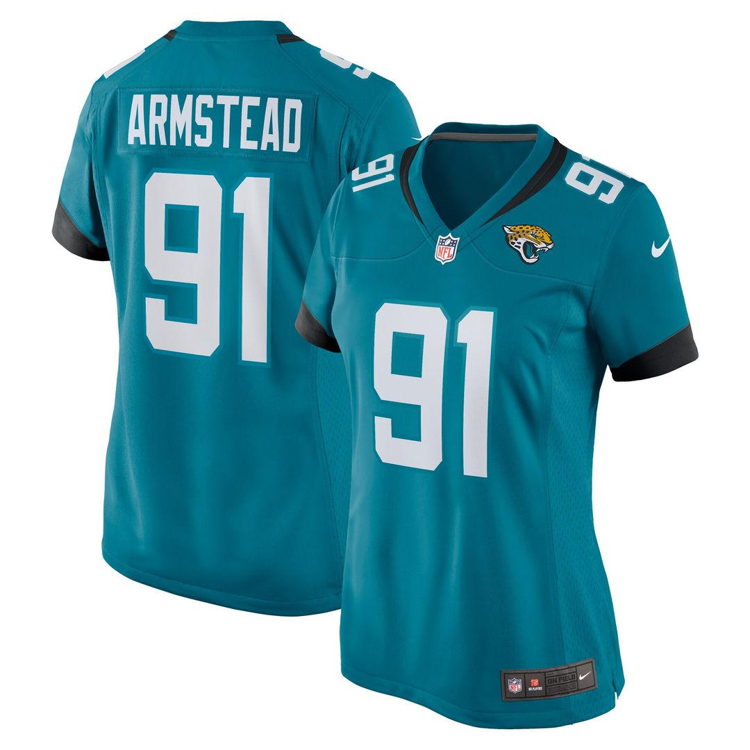 Arik Armstead Jacksonville Jaguars Nike Women's Team Game Official Jersey -  Teal
