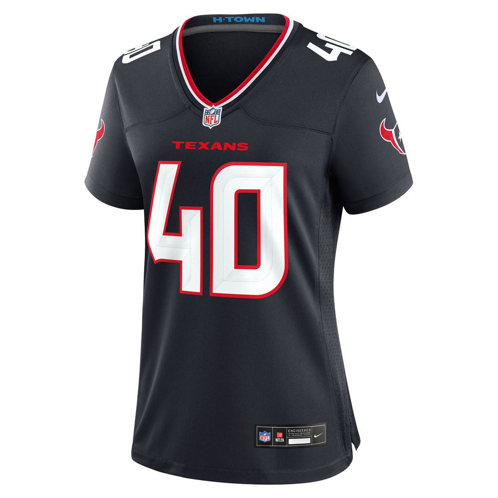 Austin Brinkman Houston Texans Nike Women's Team Game Jersey - Navy