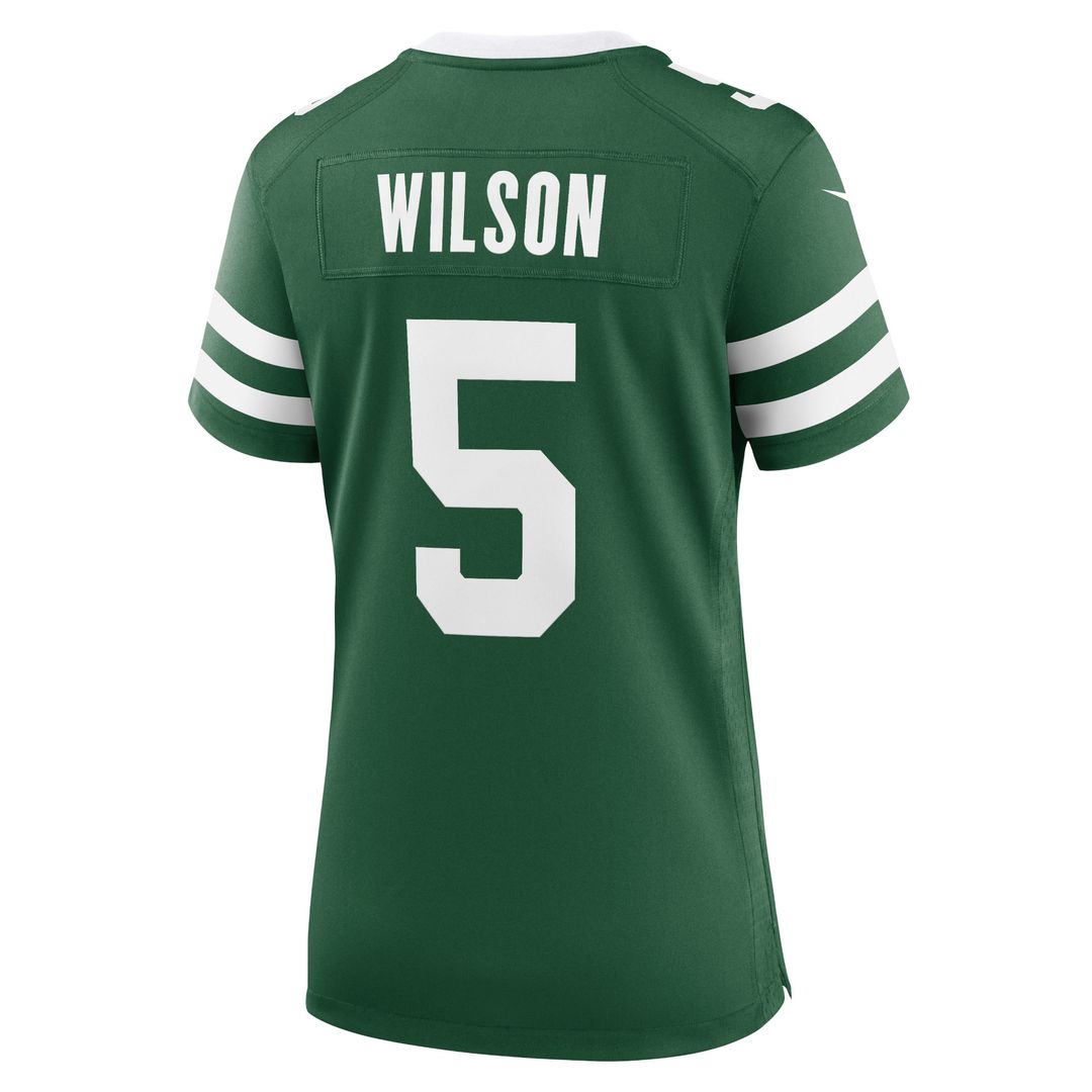 Garrett Wilson New York Jets Nike Women's Game Official Jersey - Legacy Green