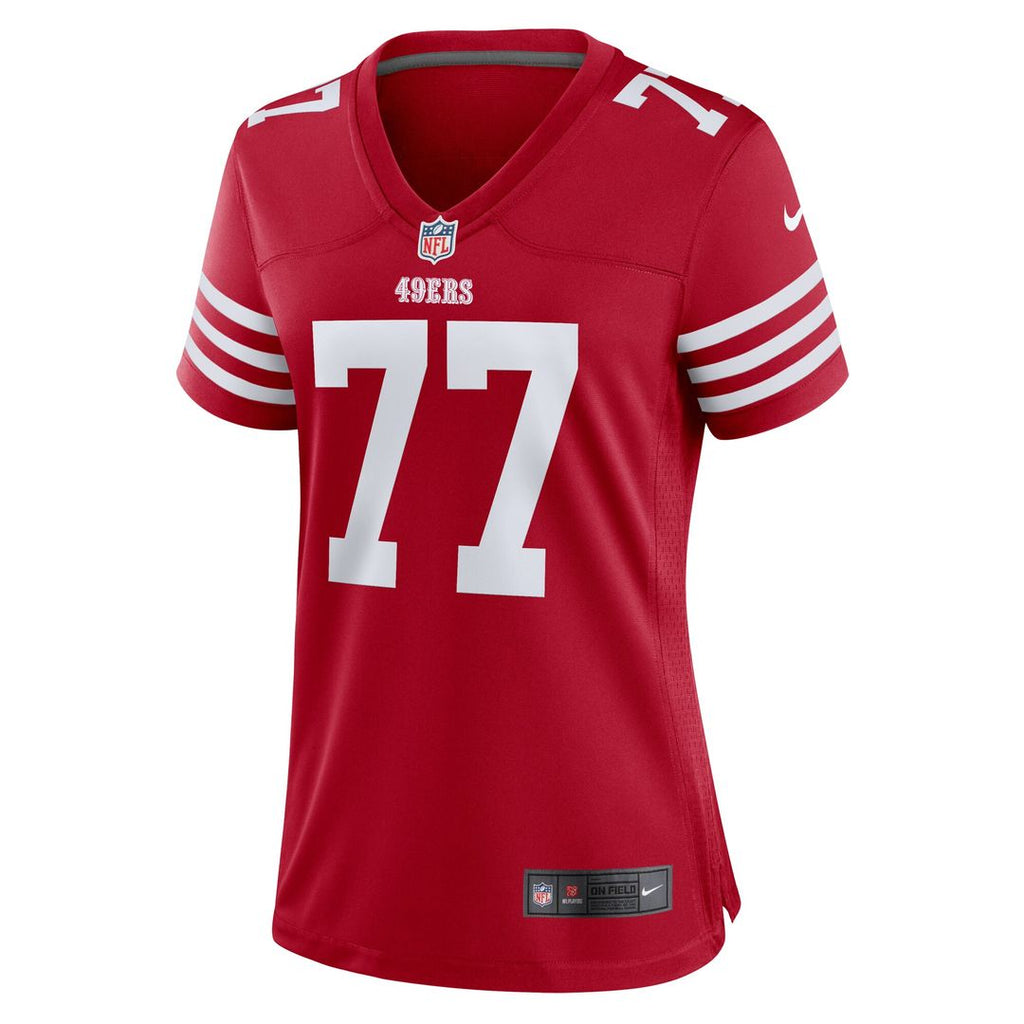 Dominick Puni San Francisco 49ers Nike Women's Team Game Jersey - Scarlet