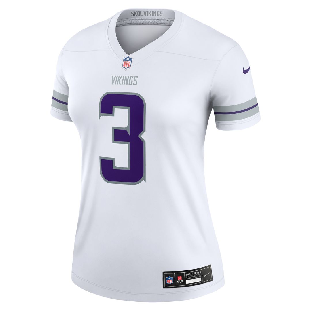 Jordan Addison Minnesota Vikings Nike Women's Alternate Legend Player Performance Top -  White