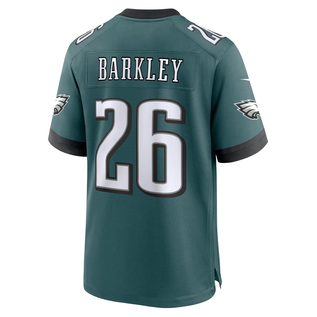 Saquon Barkley Philadelphia Eagles Nike Alternate Game Official Jersey -  Black