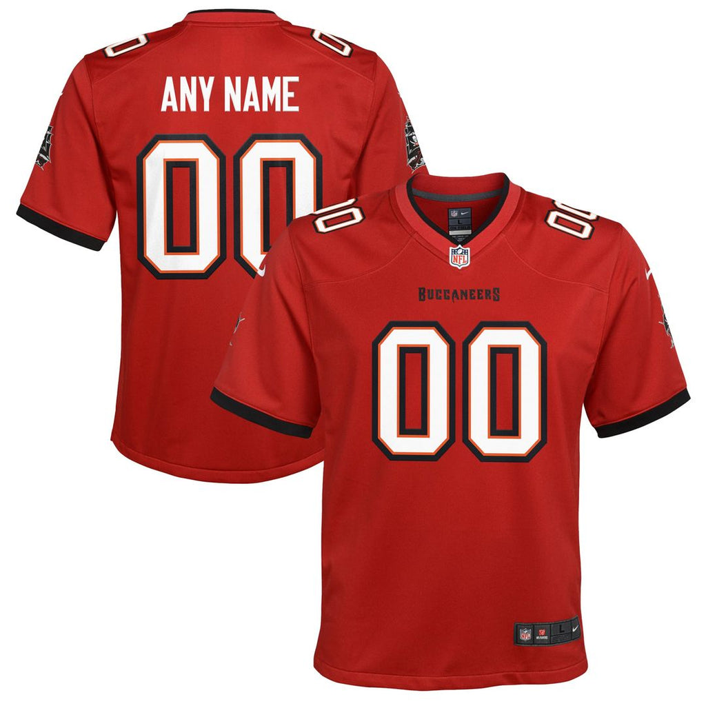 Nike Tampa Bay Buccaneers Youth Custom Game Official Jersey - Red