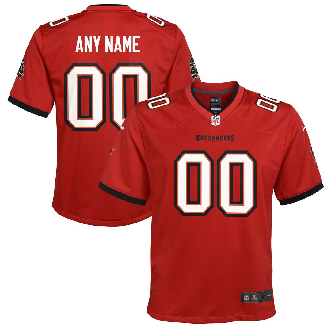 Nike Tampa Bay Buccaneers Youth Custom Game Official Jersey - Red