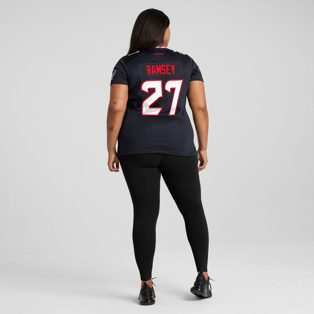 Kamari Ramsey Houston Texans Nike Women's Team Game Official Jersey -  Navy