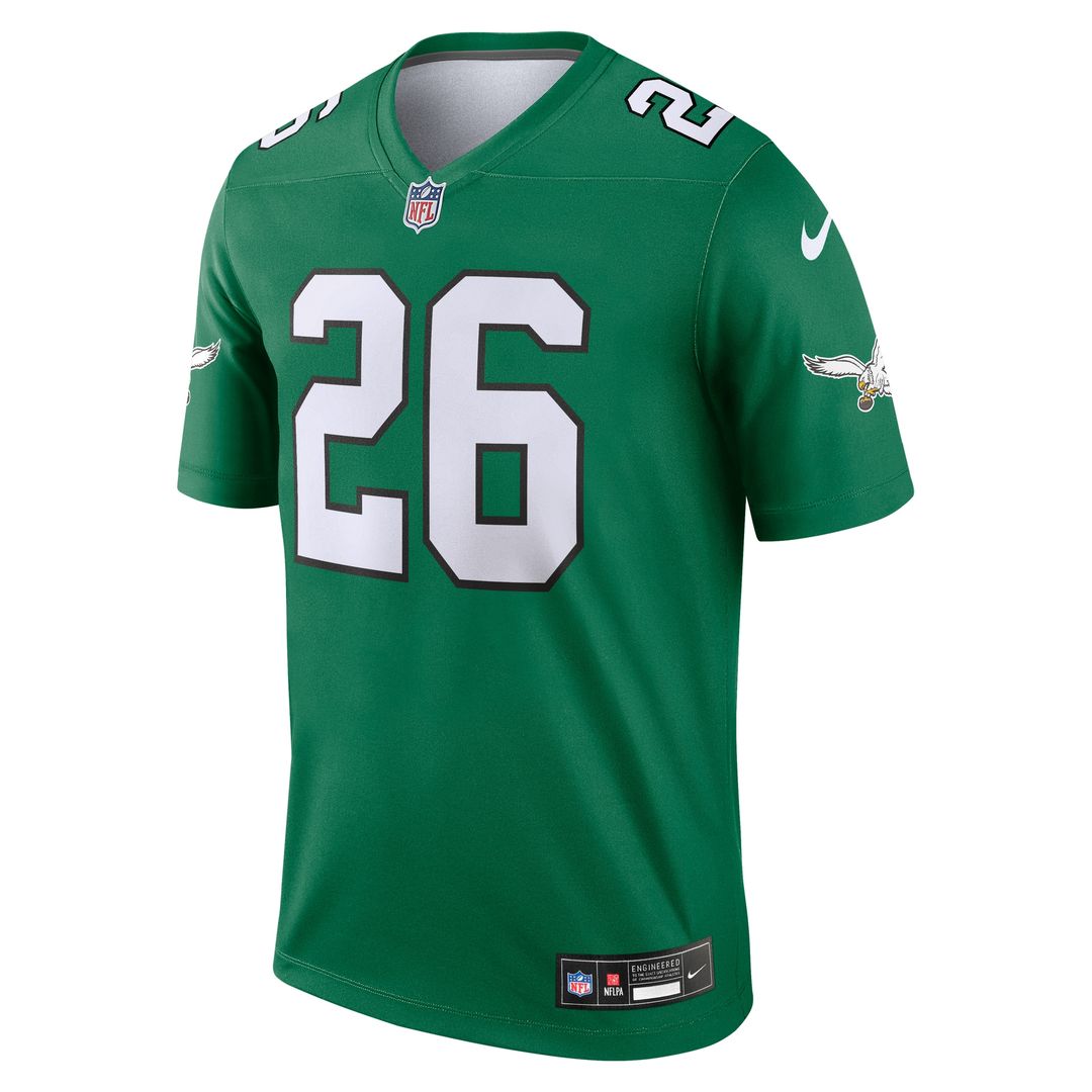 Saquon Barkley Philadelphia Eagles Nike Legend Player Performance Top - Kelly Green