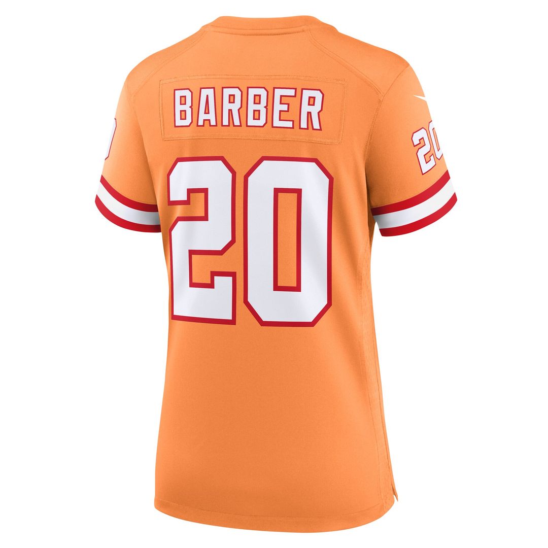 Ronde Barber Tampa Bay Buccaneers Nike Women's Throwback Game Official Jersey - Orange