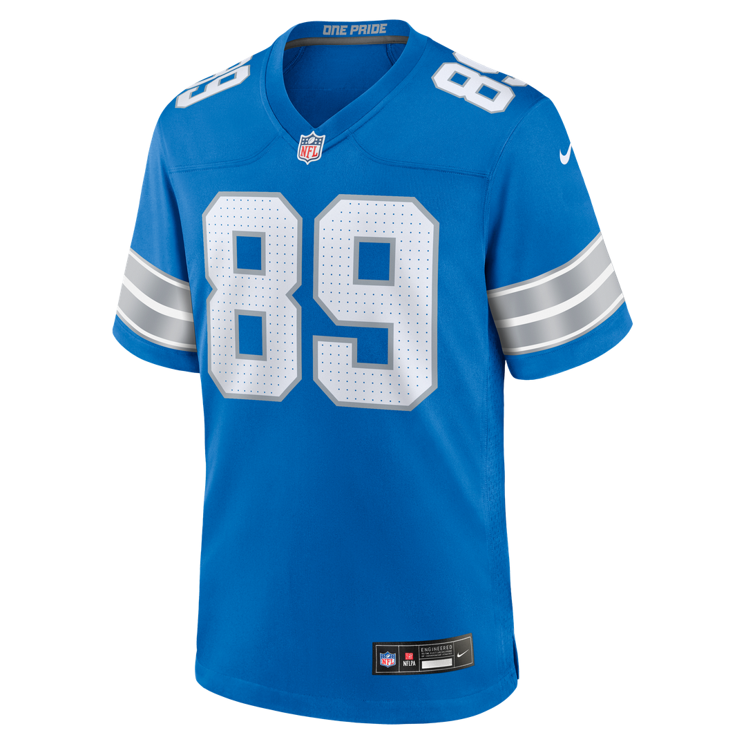 Brock Wright Detroit Lions Nike Team Game Official Jersey -  Blue