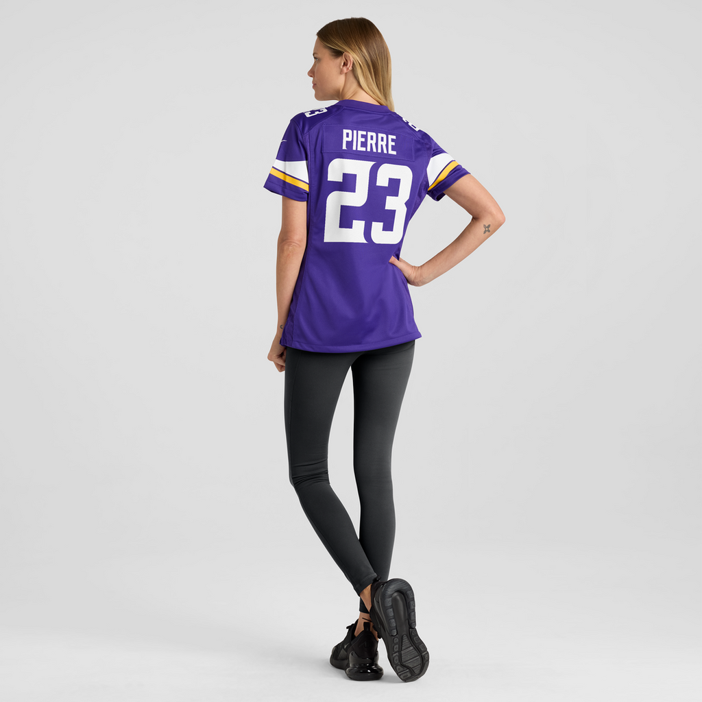 James Pierre Minnesota Vikings Nike Women's Team Game Official Jersey -  Purple