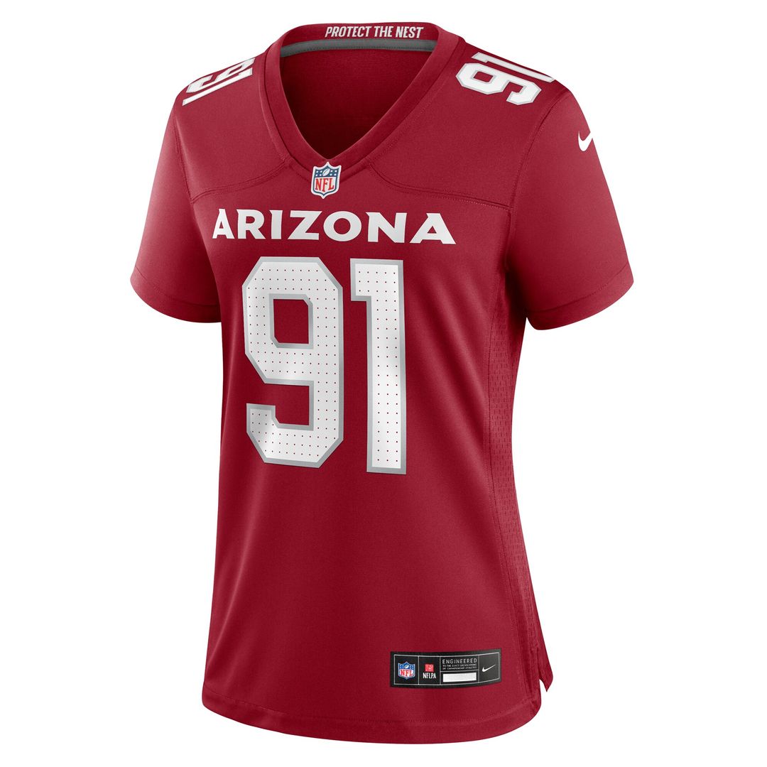 L.J. Collier Arizona Cardinals Nike Women's  Game Official Jersey -  Cardinal
