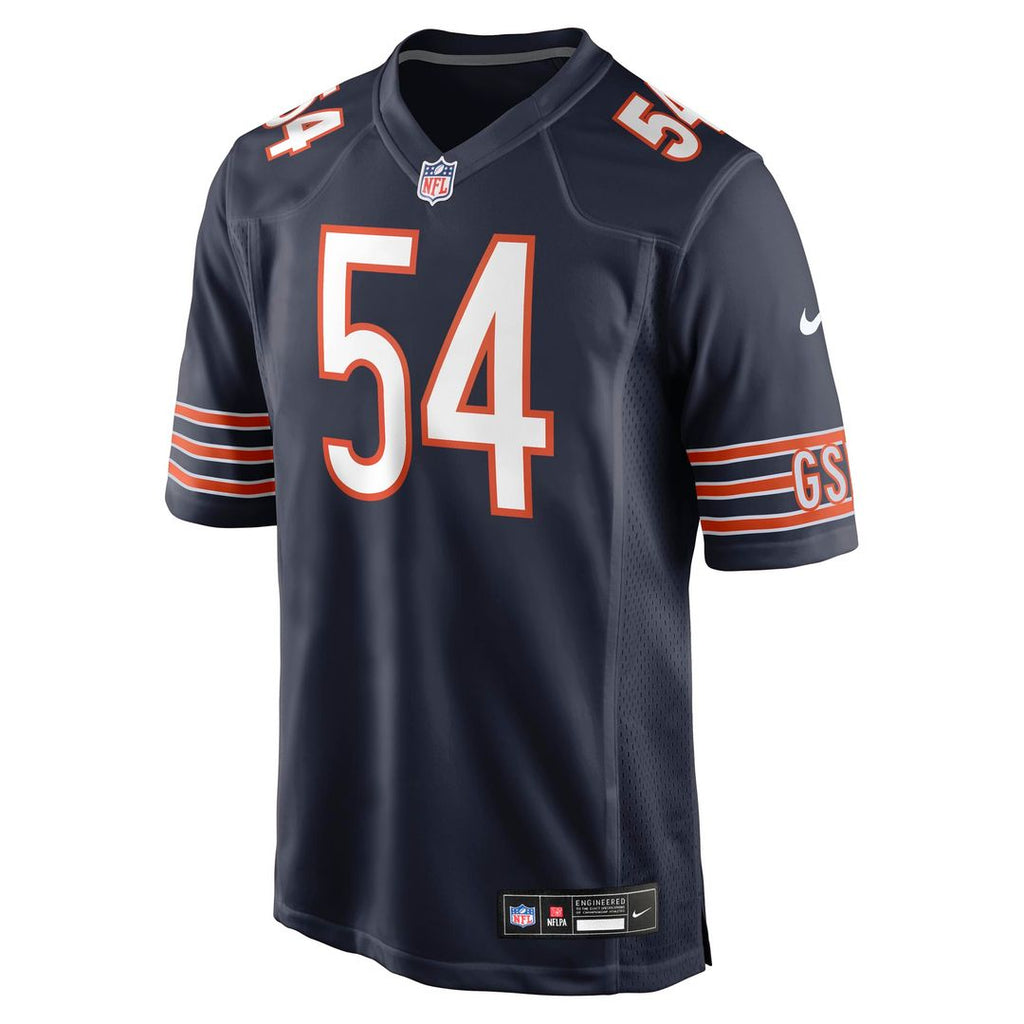 Logan Jones Chicago Bears Nike Team Game Official Jersey - Navy