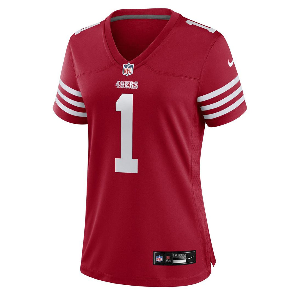 Ricky Pearsall San Francisco 49ers Nike Women's Team Game Jersey - Scarlet