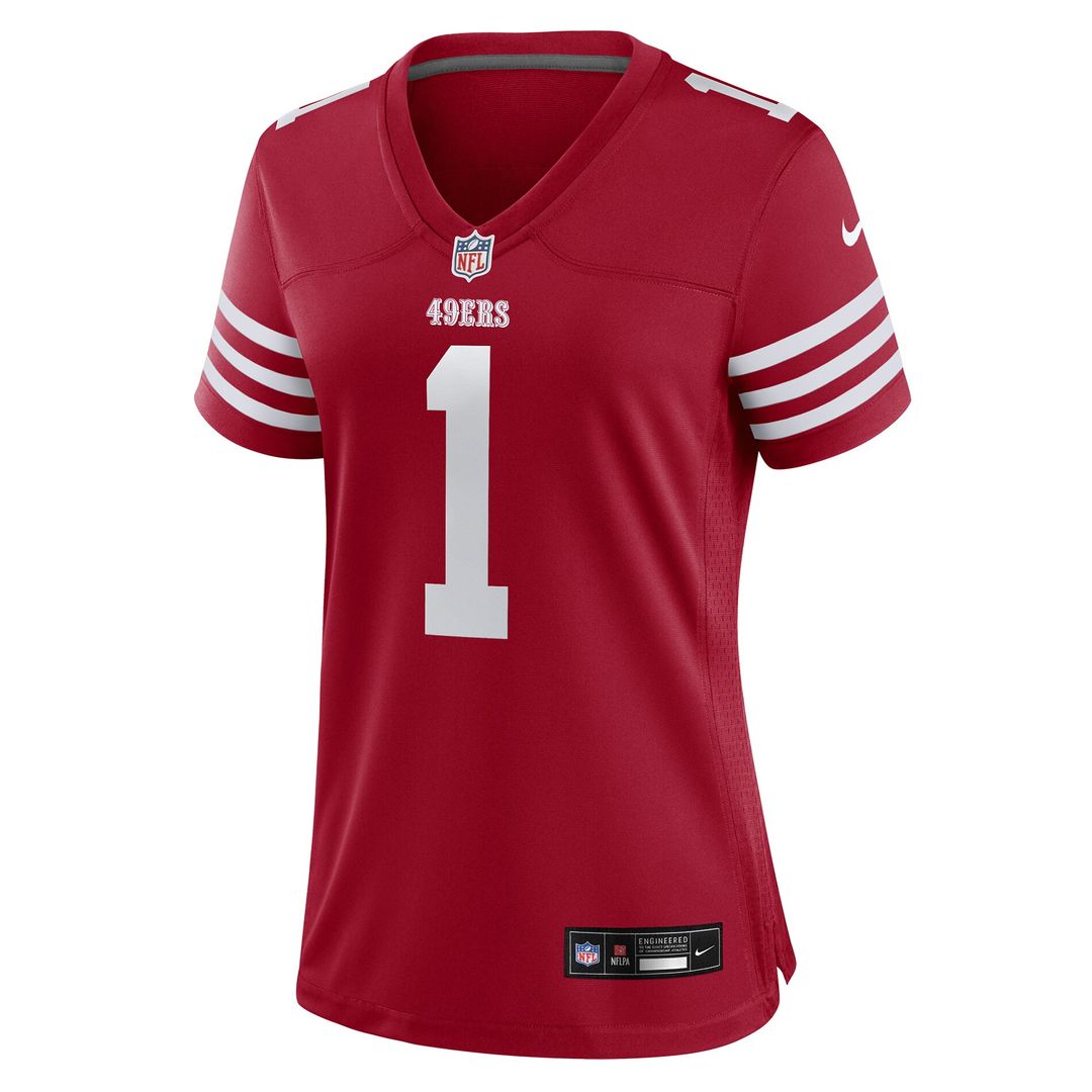 Ricky Pearsall San Francisco 49ers Nike Women's Team Game Jersey - Scarlet