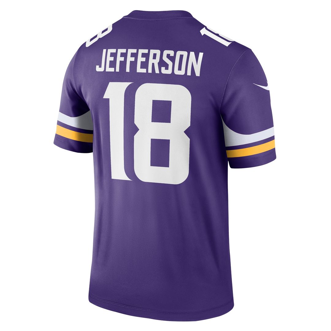 Justin Jefferson Minnesota Vikings Nike Legend Player Performance Top - Purple