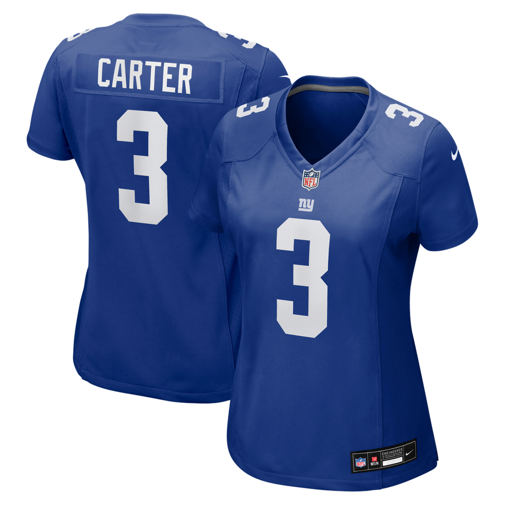 Abdul Carter New York Giants Nike Women's Team Game Jersey - Royal