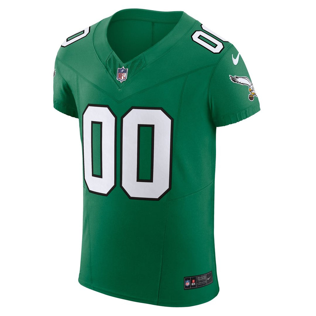 Philadelphia Eagles Nike Alternate Vapor F.U.S.E. Elite Custom Jersey - Black