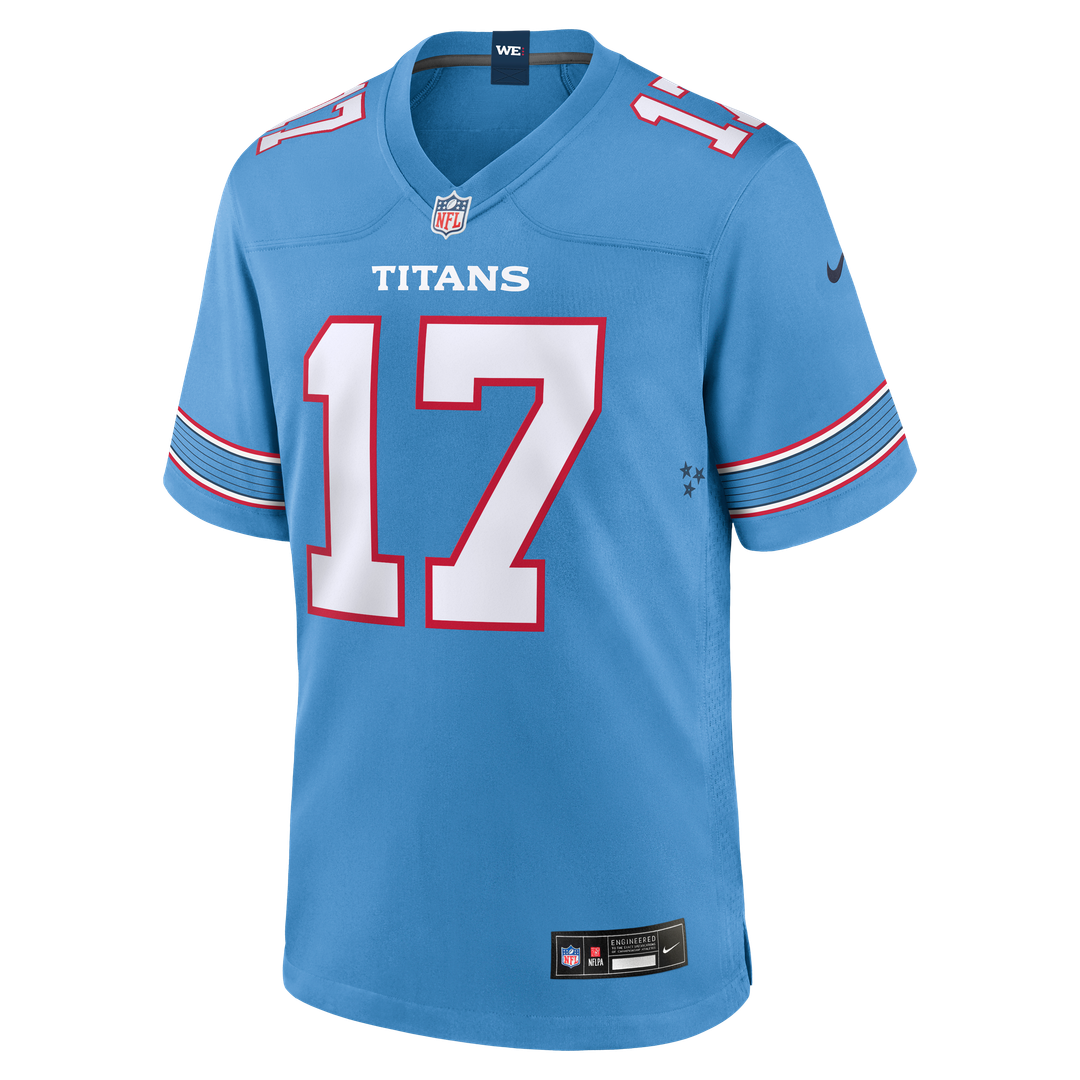 Chimere Dike Tennessee Titans Nike Team Game Official Jersey -  Light Blue