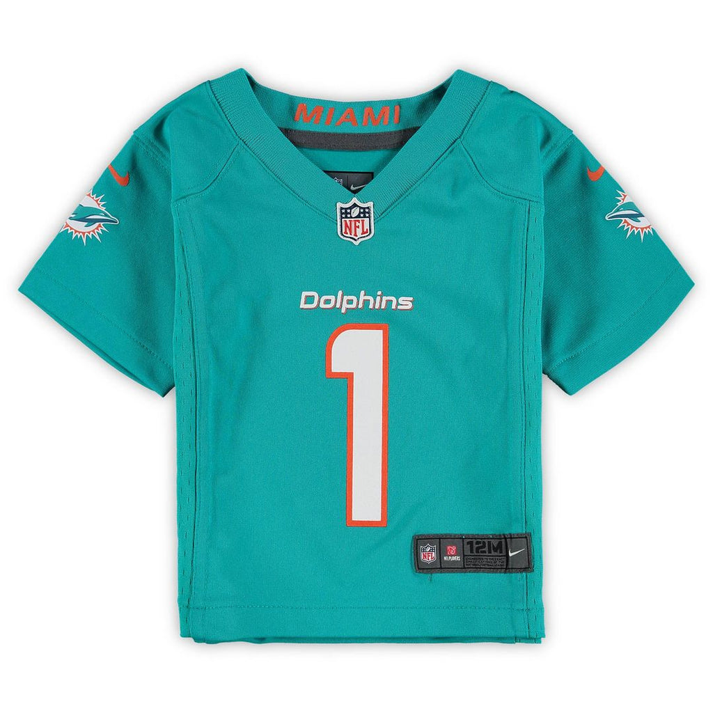 Tua Tagovailoa Miami Dolphins Nike Infant Team  Player Game Official Jersey - Aqua